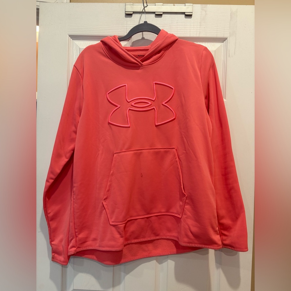 Under Armour Coral Pink Pullover Hoodie